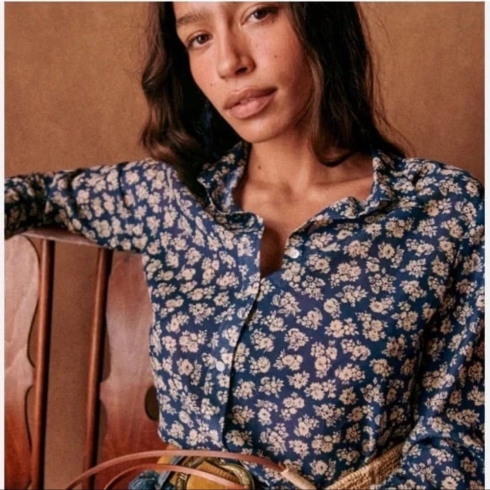 Sezane blouse top